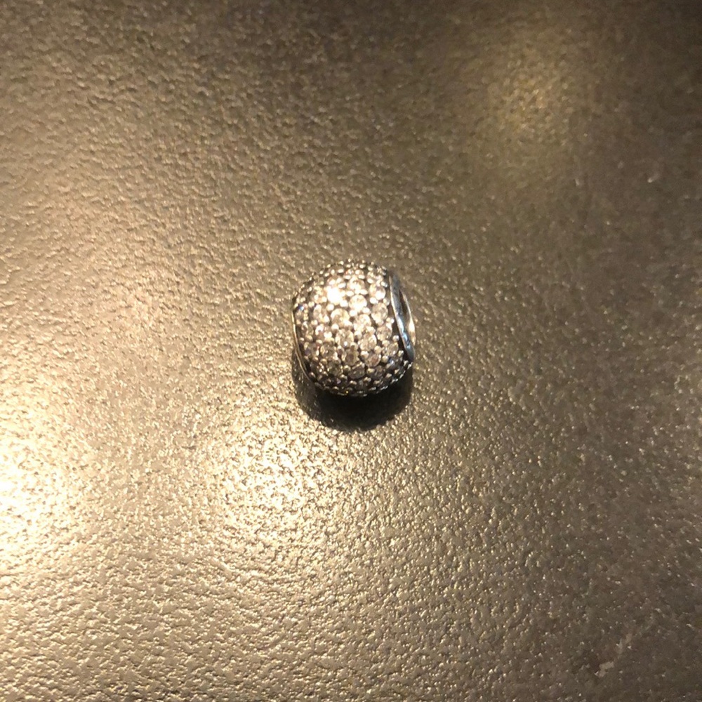 EUC Retired Pandora Pave lights charm clear CZ